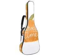 Eslifey Housse pour guitare acoustique vintage texturée Collage des symboles emblématiques de Londres UK Bandoulière réglable 101,6 cm 104 cm 106,7 cm, Multicolore 10., 42.9x16.9x4.7 in, Organiseur de