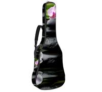 Eslifey Housse pour guitare acoustique Zen Basalte Pierre et Orchidée Bandoulière réglable 40 41 42 pouces, multicolore, 42.9x16.9x4.7 in, Organiseur de sac