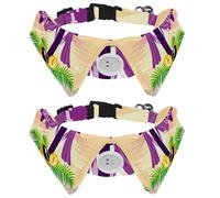 Eslifey Lot de 2 colliers pour chien avec nœud papillon, collier de smoking formel réglable avec collier de chemise amovible, colliers pour petits animaux de compagnie, semaine sainte. le temps du