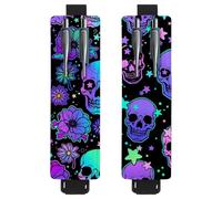 Eslifey Lot de 2 porte-stylos portables Rome vintage pour voiture - Peut contenir 2 ou 3 stylos, bande élastique réglable, amovible, multicolore 5, 6.1x1.8in/15.4x4.6cm