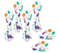 Eslifey Lot de 6 marque-pages magnétiques en cuir - Motif dinosaures et volcans - Accessoires de livre pour étudiants, enseignants, lecture