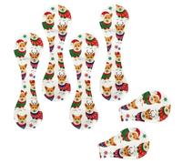 Eslifey Lot de 6 marque-pages magnétiques en cuir pour étudiants, enseignants, chiens de Noël