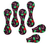 Eslifey Lot de 6 marque-pages magnétiques, motif canne à sucre d'orge, marque-page en cuir, accessoires de livre pour étudiants, enseignants, lecture