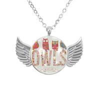 Eslifey Lot de 6 marque-pages magnétiques « We are Cute Cartoon Owls Flowers » - Motifs roses - Marque-page en cuir - Accessoires pour étudiants, enseignants, lecture