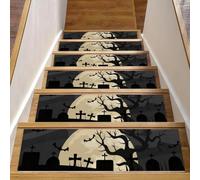 Eslifey Mesa De Trabajo 1 Lot de 15 tapis d'escalier antidérapants pour marches en bois, 76,2 x 20,3 cm, pour chiens, enfants, personnes âgées avec adhésif réutilisable