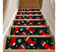 Eslifey Mesa De Trabajo 1 Lot de 15 tapis d'escalier antidérapants pour marches en bois, bordures d'escalier pour enfants, personnes âgées et animaux domestiques avec adhésif réutilisable, chaussettes