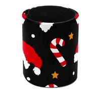 Eslifey Porte-crayons rond pour bureau, chapeau de Noël rouge _ Mesa De Trabajo 1 pot à stylos, pot à stylos, pinceaux de maquillage, support d'affichage de bureau organisateur de papeterie pour la