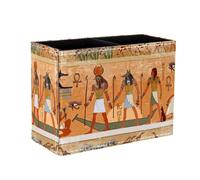 Eslifey Pot à crayons carré pour bureau, scène de l'Égypte antique, pot à stylos, pot à stylos, pinceaux de maquillage, support d'affichage de bureau, organisateur de papeterie pour la maison, le