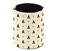 Eslifey Pot à crayons rond pour bureau, motif triangle d'Halloween _ Mesa De Trabajo 1 pot à stylos, pot à stylos, pinceaux de maquillage, support d'affichage de bureau organisateur de papeterie pour