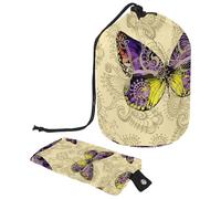 Eslifey Sac à cosmétiques avec cordon de serrage, sac de maquillage portable en forme de tonneau, mignon panda, cuisine, nettoyage, travail, shopping, illustration, grande capacité, étanche,