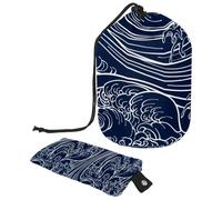 Eslifey Sac à cosmétiques avec cordon de serrage, sac de maquillage portable en forme de tonneau, mignon panda, cuisine, nettoyage, travail, shopping, illustration, grande capacité, étanche,