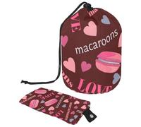 Eslifey Sac à cosmétiques avec cordon de serrage, sac de maquillage portable en forme de tonneau, mignon panda, cuisine, nettoyage, travail, shopping, illustration, grande capacité, étanche,