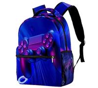 Eslifey Sac à dos classique léger avec manette de jeu coloré pour femmes et adolescents, Couleur 5, 29.4x20x40cm/11.5x8x16 in