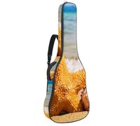 Eslifey Sac de guitare acoustique avec bandoulière réglable et feuilles de pierre de méditation 101,6 cm, 104,1 cm, 106,7 cm, Multicolore 8., 42.9x16.9x4.7 in, Organiseur de sac