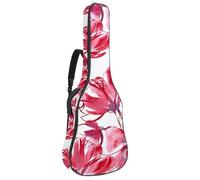 Eslifey Sac de guitare acoustique avec bandoulière réglable et feuilles de pierre de méditation 101,6 cm, 104,1 cm, 106,7 cm, multicolore 2, 42.9x16.9x4.7 in, Organiseur de sac