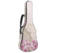 Eslifey Sac de guitare acoustique bébé cheval et sa maman avec bandoulière réglable 101,6 cm, 104,1 cm, 106,7 cm, Multicolore 9., 42.9x16.9x4.7 in, Organiseur de sac