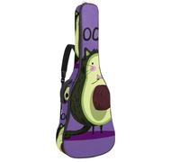 Eslifey Sac de guitare acoustique licorne et beignets sur fond rose bandoulière réglable 101,6 cm, 104,1 cm, 106,7 cm, Multicolore 7., 42.9x16.9x4.7 in, Organiseur de sac