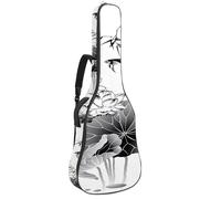 Eslifey Sac de guitare acoustique vintage avec bandoulière réglable Motif carte du monde Old Grunge 101 104 106 cm, Multicolore 9., 42.9x16.9x4.7 in, Organiseur de sac