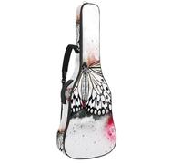 Eslifey Sac de guitare acoustique vintage avec bandoulière réglable Motif carte du monde Old Grunge 101 104 106 cm, Multicolore 5., 42.9x16.9x4.7 in, Organiseur de sac