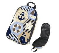 Eslifey Sac de rangement portable pour ustensiles de cuisine de camping, de voyage, motif dinosaure, tyrannosaure, os, empreintes de pas, sac de rangement portable pour barbecue, camping, ustensiles
