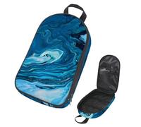 Eslifey Sac de rangement portable pour ustensiles de cuisine de camping, de voyage, motif dinosaure, tyrannosaure, os, empreintes de pas, sac de rangement portable pour barbecue, camping, ustensiles