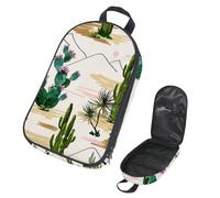 Eslifey Sac de rangement portable pour ustensiles de cuisine de camping, de voyage, motif dinosaure, tyrannosaure, os, empreintes de pas, sac de rangement portable pour barbecue, camping, ustensiles