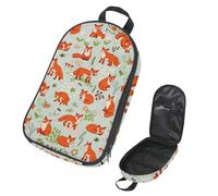 Eslifey Sac de rangement portable pour ustensiles de cuisine de camping, de voyage, motif dinosaure, tyrannosaure, os, empreintes de pas, sac de rangement portable pour barbecue, camping, ustensiles