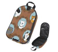 Eslifey Sac de rangement portable pour ustensiles de cuisine de camping, de voyage, motif floral, pour barbecue, camping, ustensiles de cuisine, multicolore 2, 14.7x8.74x2.17in/36x22.2x25.5cm