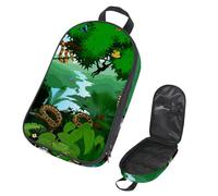 Eslifey Sac de rangement portable pour ustensiles de cuisine de camping et de voyage, motif mandala fractal scintillant foncé pour barbecue, camping, ustensiles de cuisine, Multicolore 6