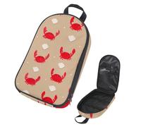 Eslifey Sac de rangement portable pour ustensiles de cuisine de camping et de voyage, motif mandala fractal scintillant foncé pour barbecue, camping, ustensiles de cuisine, Multicolore 5