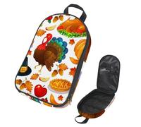 Eslifey Sac de rangement portable pour ustensiles de cuisine de camping, feuilles de palmier tropicales, couleur fluo, pour barbecue, camping, ustensiles de cuisine, multicolore 2, 14.7x8.74x2.17in