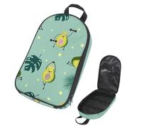 Eslifey Sac de rangement portable pour ustensiles de cuisine de camping, motif fleur de géranium coloré pour barbecue, camping, ustensiles de cuisine, Multicolore 10., 14.7x8.74x2.17in/36x22.2x25.5cm