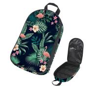 Eslifey Sac de rangement portable pour ustensiles de cuisine de camping, motif fleur de géranium coloré pour barbecue, camping, ustensiles de cuisine, Multicolore 4., 14.7x8.74x2.17in/36x22.2x25.5cm