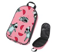 Eslifey Sac de rangement portable pour ustensiles de cuisine de camping, motif fleur de géranium coloré pour barbecue, camping, ustensiles de cuisine, Multicolore 14., 14.7x8.74x2.17in/36x22.2x25.5cm