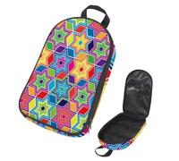 Eslifey Sac de rangement portable pour ustensiles de cuisine de camping, motif fleur de géranium coloré pour barbecue, camping, ustensiles de cuisine, Multicolore 5., 14.7x8.74x2.17in/36x22.2x25.5cm