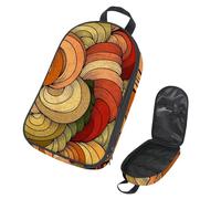 Eslifey Sac de rangement portable pour ustensiles de cuisine de camping, motif fleur de géranium coloré pour barbecue, camping, ustensiles de cuisine, Multicolore 3., 14.7x8.74x2.17in/36x22.2x25.5cm