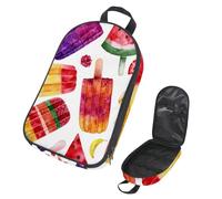 Eslifey Sac de rangement portable pour ustensiles de cuisine de camping, motif fleurs d'éléphant, pour barbecue, camping, ustensiles de cuisine, multicolore 2, 14.7x8.74x2.17in/36x22.2x25.5cm