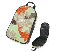 Eslifey Sac de rangement portable pour ustensiles de cuisine de camping, motif fleurs d'éléphant, pour barbecue, camping, ustensiles de cuisine, Multicolore 9., 14.7x8.74x2.17in/36x22.2x25.5cm