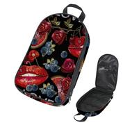 Eslifey Sac de rangement portable pour ustensiles de cuisine de camping, motif fleurs d'éléphant, pour barbecue, camping, ustensiles de cuisine, Multicolore 8., 14.7x8.74x2.17in/36x22.2x25.5cm