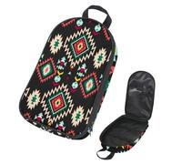 Eslifey Sac de rangement portable pour ustensiles de cuisine de camping, motif fleurs d'éléphant, pour barbecue, camping, ustensiles de cuisine, Multicolore 13., 14.7x8.74x2.17in/36x22.2x25.5cm