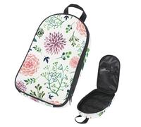 Eslifey Sac de rangement portable pour ustensiles de cuisine de camping, motif floral bleu et blanc, pour barbecue, camping, ustensiles de cuisine, Multicolore 3., 14.7x8.74x2.17in/36x22.2x25.5cm