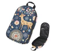 Eslifey Sac de rangement portable pour ustensiles de cuisine de camping, motif floral bleu et blanc, pour barbecue, camping, ustensiles de cuisine, Multicolore 12., 14.7x8.74x2.17in/36x22.2x25.5cm