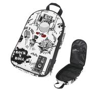 Eslifey Sac de rangement portable pour ustensiles de cuisine de camping, sac de voyage, ballon de football dans un but avec champ d'herbe, sac de rangement portable pour barbecue, camping, ustensiles