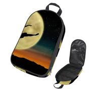 Eslifey Sac de rangement portable pour ustensiles de cuisine de camping, sac de voyage, ballon de football dans un but avec champ d'herbe, sac de rangement portable pour barbecue, camping, ustensiles