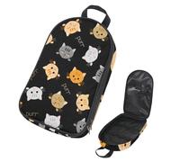 Eslifey Sac de rangement portable pour ustensiles de cuisine de camping, sac de voyage, forêt et arbres, sac de rangement pour barbecue, camping, ustensiles de cuisine, Multicolore 11