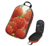 Eslifey Sac de rangement portable pour ustensiles de cuisine de camping, sac de voyage, imprimé zèbre pour barbecue, camping, ustensiles de cuisine, Multicolore 13., 14.7x8.74x2.17in/36x22.2x25.5cm