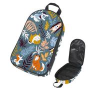 Eslifey Sac de rangement portable pour ustensiles de cuisine de camping, voyage, africain, tribal, vintage, indien, ethnique, éléphant, lotus, pour barbecue, camping, ustensiles de cuisine