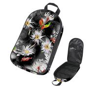 Eslifey Sac de rangement portable pour ustensiles de cuisine de camping, voyage, africain, tribal, vintage, indien, ethnique, éléphant, lotus, pour barbecue, camping, ustensiles de cuisine