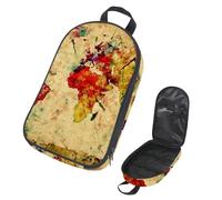 Eslifey Sac de rangement portable pour ustensiles de cuisine de camping, voyage, aquarelle, paon, paradis des oiseaux, pour barbecue, camping, ustensiles de cuisine, Multicolore 4., 14.7x8.74x2.17in
