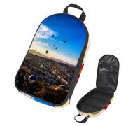 Eslifey Sac de rangement portable pour ustensiles de cuisine de camping, voyage, aquarelle, paon, paradis des oiseaux, pour barbecue, camping, ustensiles de cuisine, Multicolore 13., 14.7x8.74x2.17in